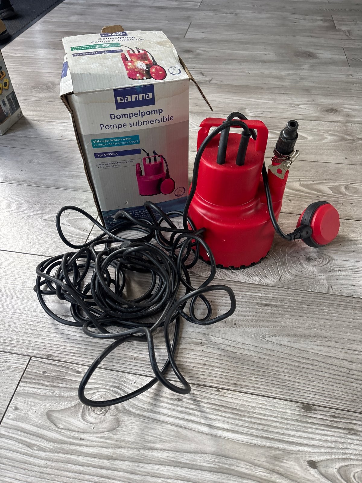 Dompelpomp DPS500A - Vlakzuiger/schoon water, Ophalen of Verzenden
