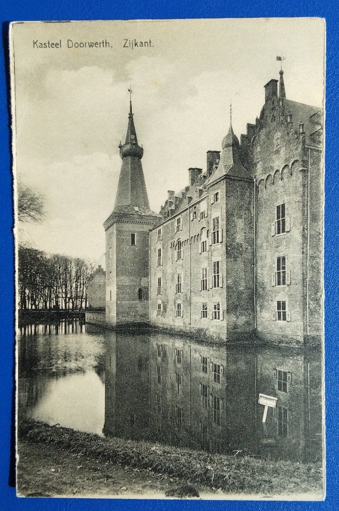Kasteel Doorwerth. Zijkant. Klf, Verzenden, 1920 tot 1940, Ongelopen, Gelderland