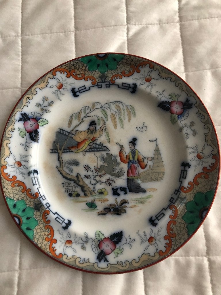 PETRUS REGOUT prachtig bord "TIMOR" 26 cm, Aziatisch, Overige merken, Ophalen of Verzenden, Zo goed als nieuw