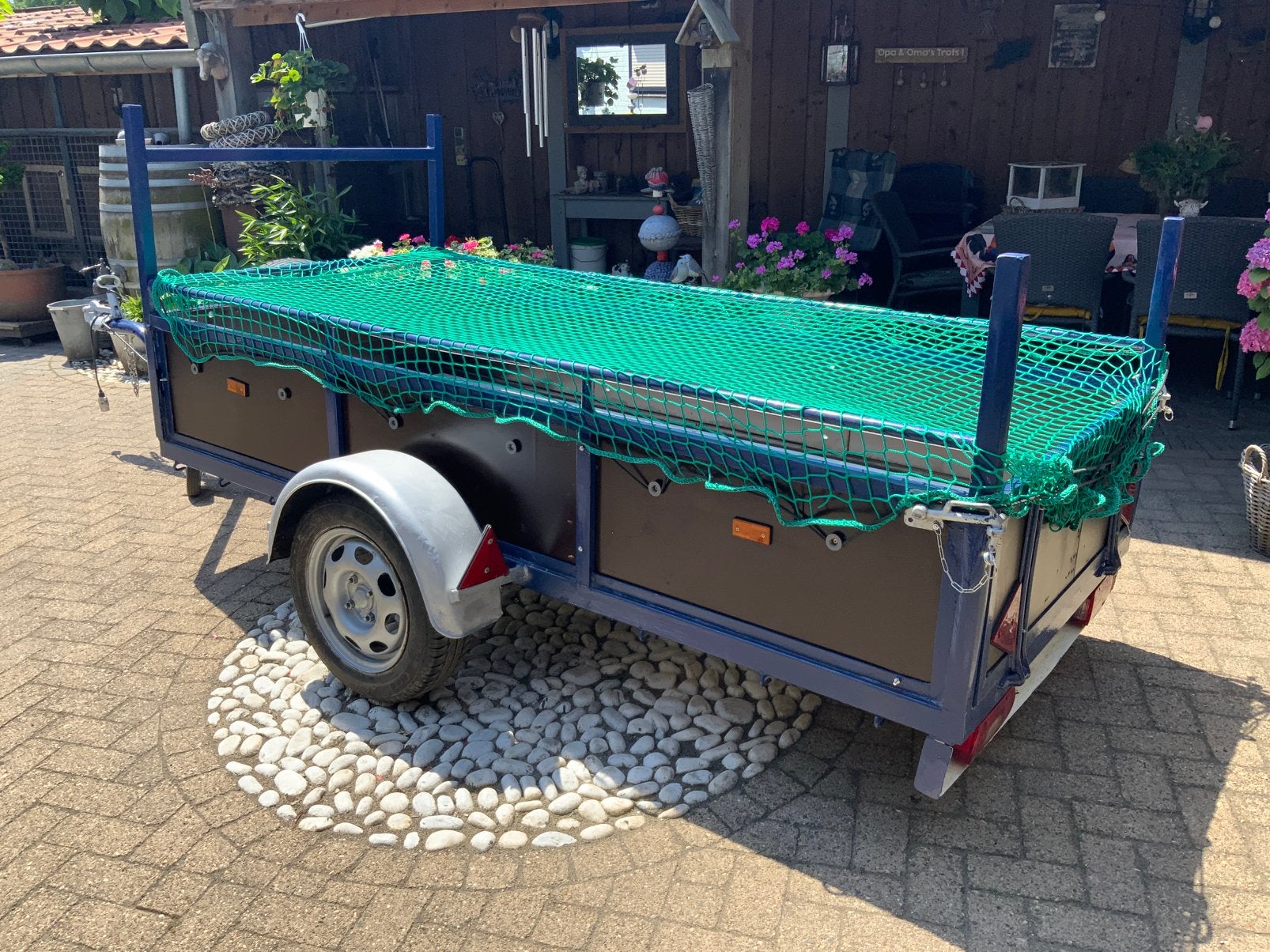 Aanhanger afm. 260x115,, Ophalen, Zo goed als nieuw