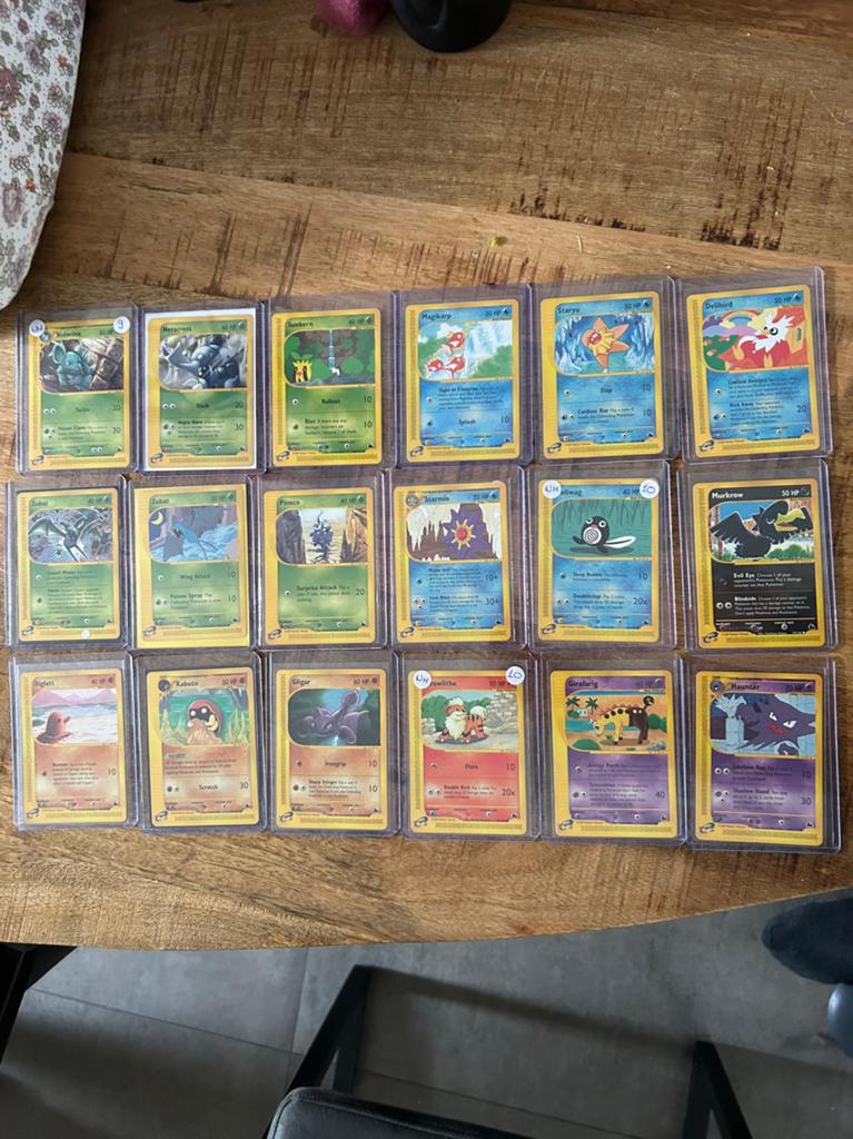 Pokemon Skyridge kaarten, Ophalen of Verzenden, Zo goed als nieuw, Meerdere kaarten