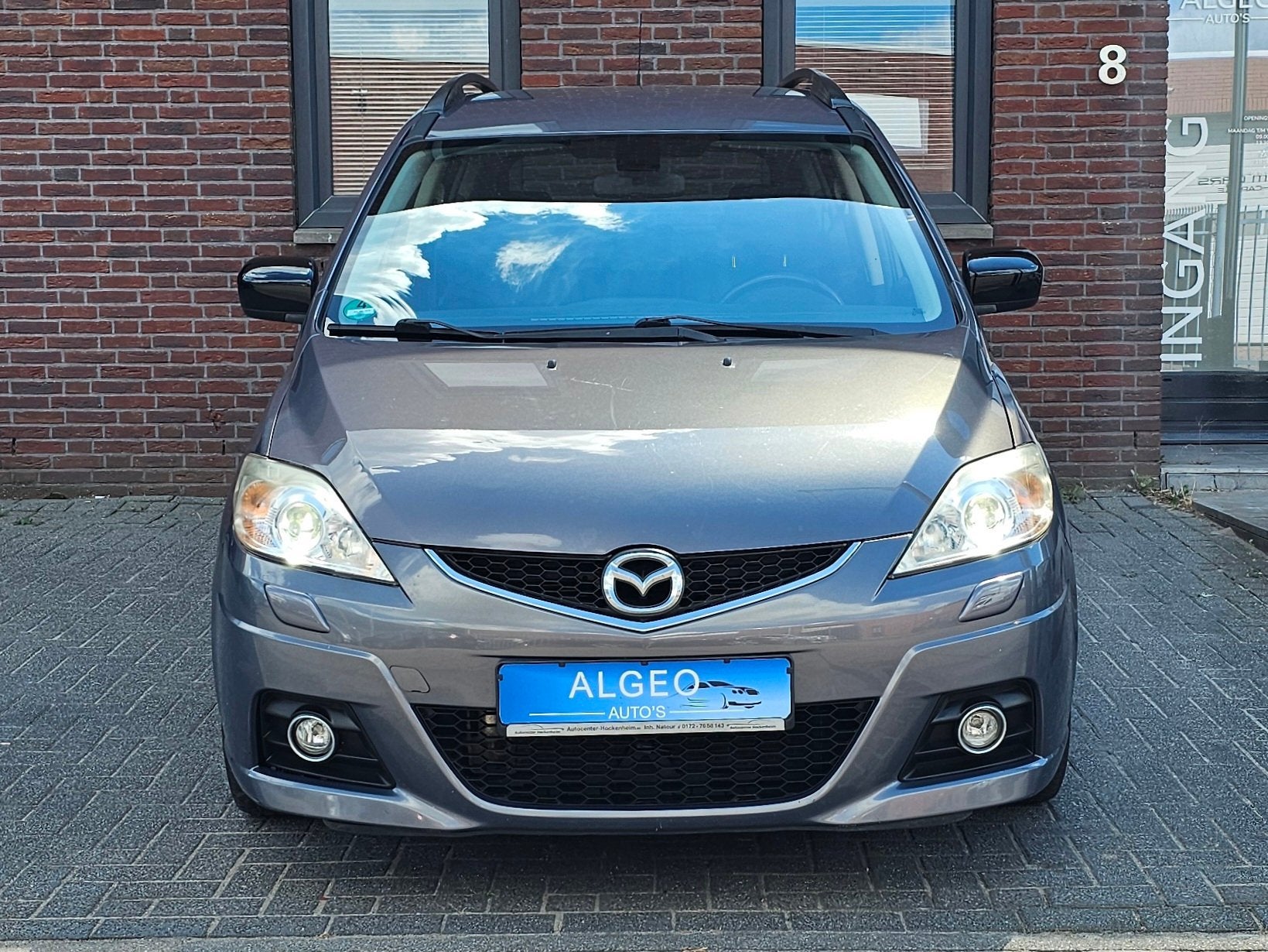 Mazda 5 2.0 Business / 7p / Leder, Auto's, Mazda, Gebruikt, Met garantie (alle), 7 stoelen, Leder