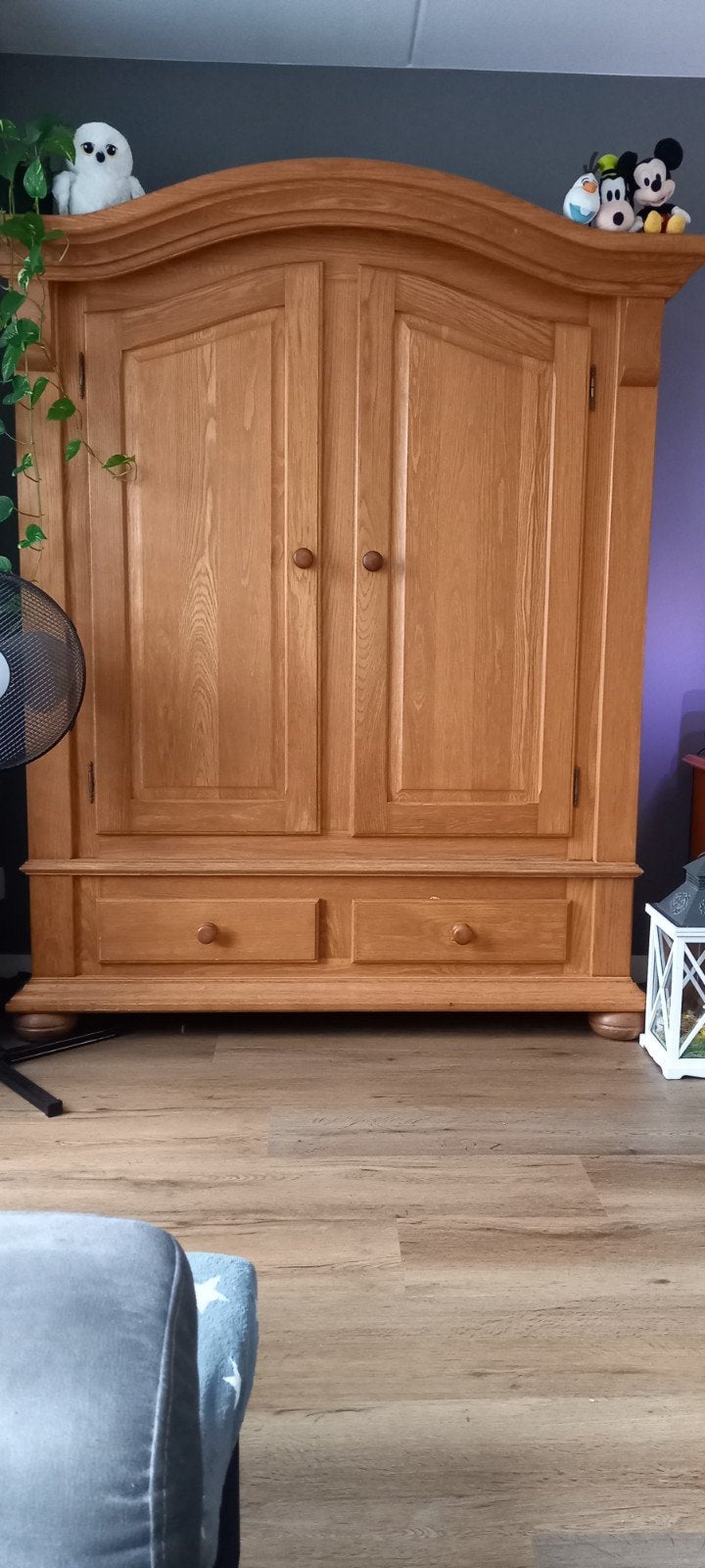 te koop eikenhout buffet kast, Ophalen, 200 cm of meer, 150 tot 200 cm, Eikenhout