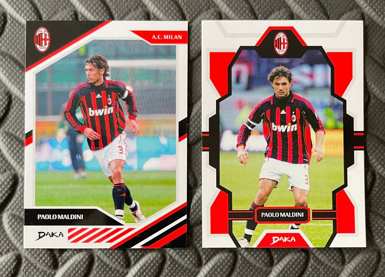 2025 Daka AC Milan Paolo Maldini AM-24-A/B Set, Ophalen of Verzenden, Nieuw, Buitenlandse clubs, Poster, Plaatje of Sticker