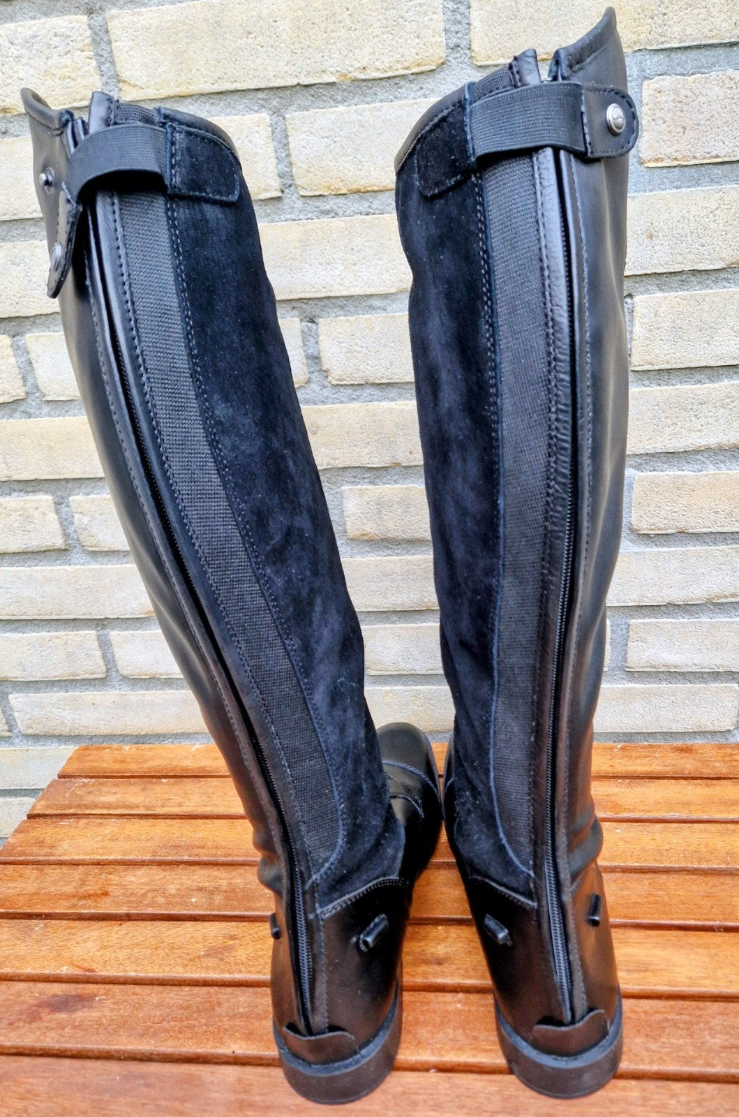 Rijlaarzen. Leer. Rits. Nieuw. Mt 41, Dressuur, Nieuw, Ophalen of Verzenden, Zwart
