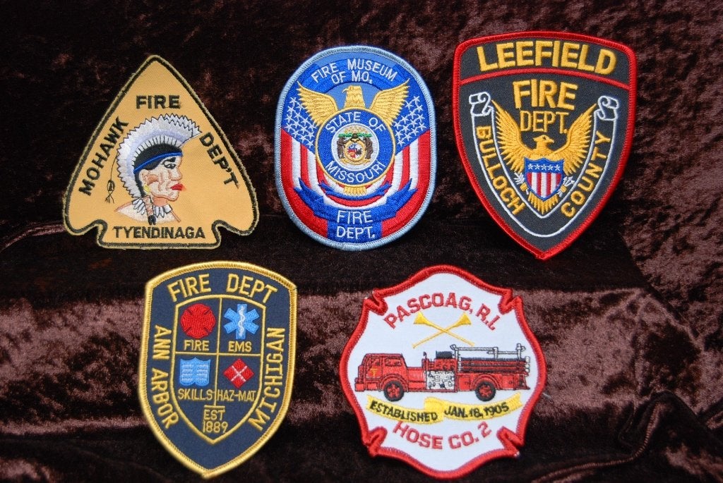 Badge Brandweer Amerika, Ophalen of Verzenden, Overige soorten, Amerika, Embleem of Badge