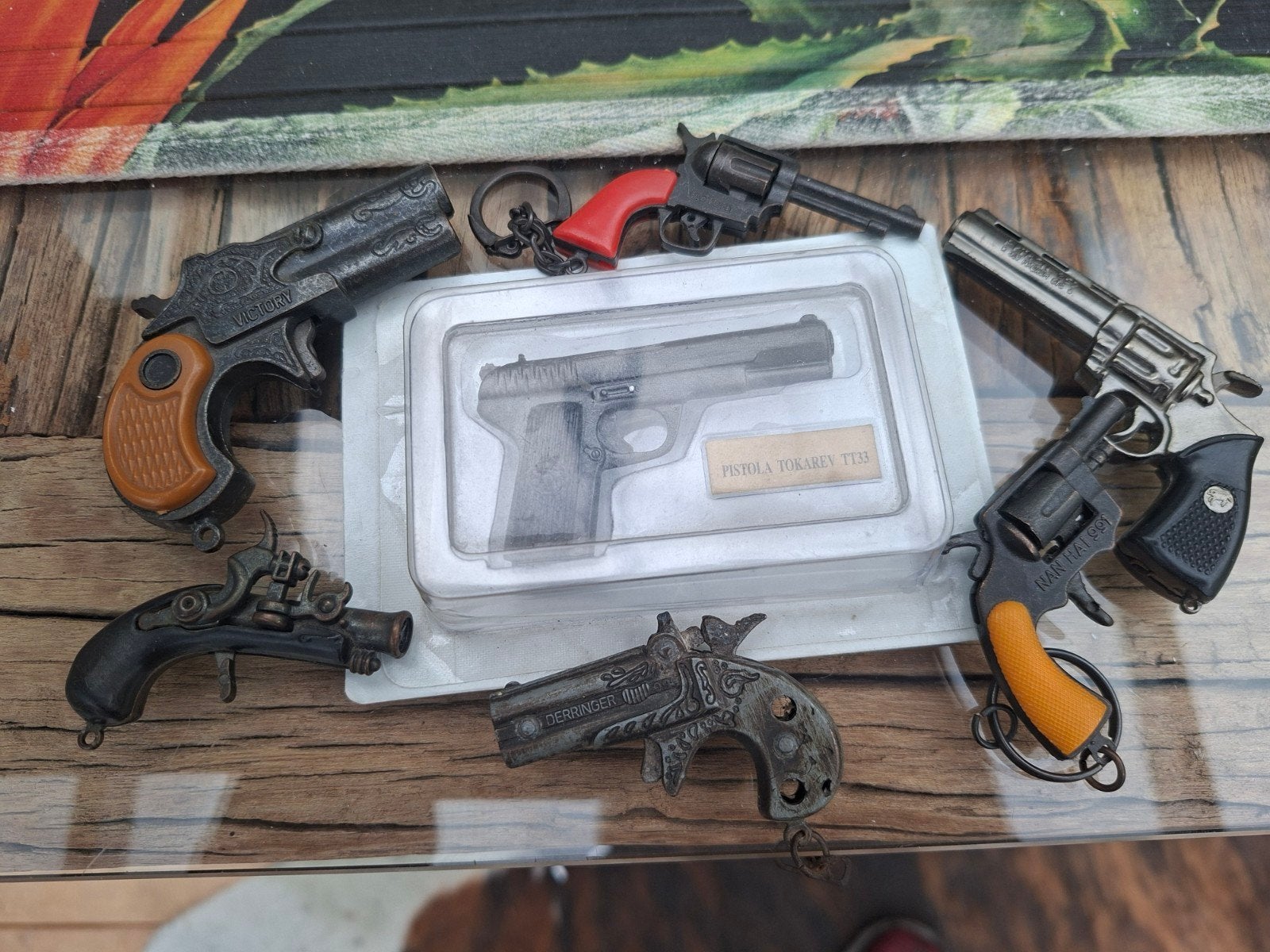 miniatuur speelgoed pistool revolver, Antiek en Kunst, Ophalen