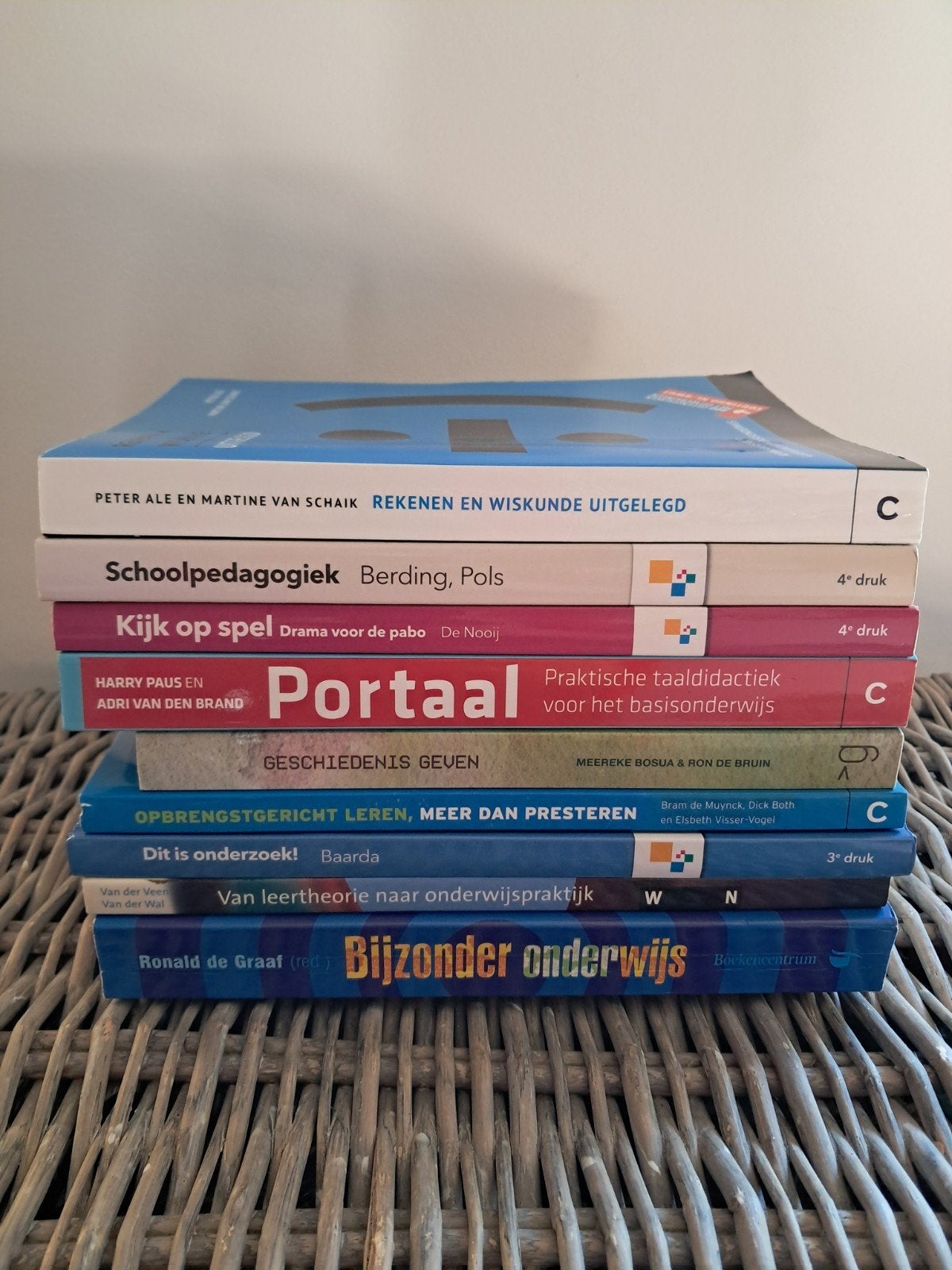 pabo studieboekn 75,- voor de hele stapel, Boeken, Ophalen of Verzenden, Alpha, Zo goed als nieuw, HBO