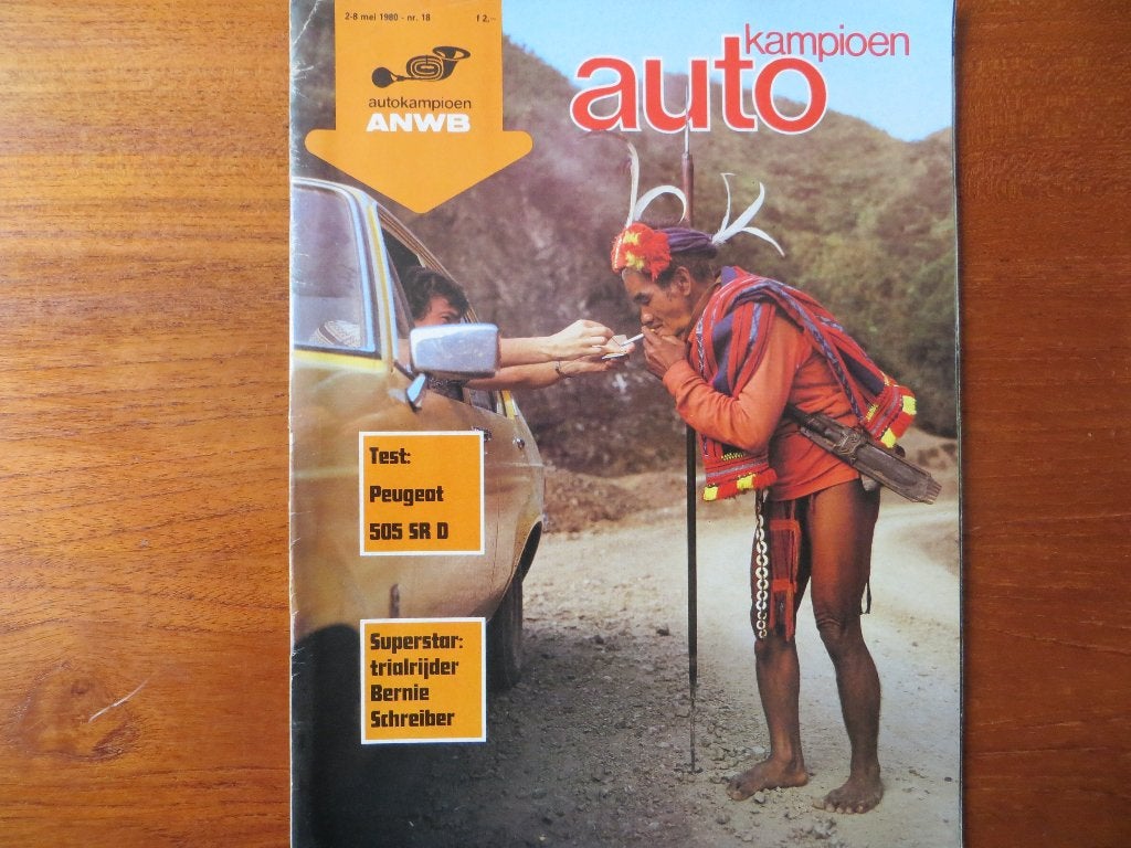 Autokampioen 18 1980 Peugeot 505 SRD, Datsun Bluebird, Ophalen of Verzenden, Zo goed als nieuw, Peugeot