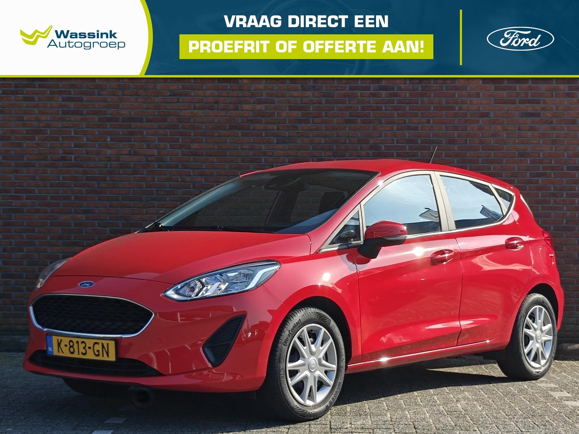 Ford Fiesta 1.0 EcoBoost 95pk 5dr Connected I Airco | Cruise, Auto's, Voorwielaandrijving, 94 pk, Stof, Gebruikt