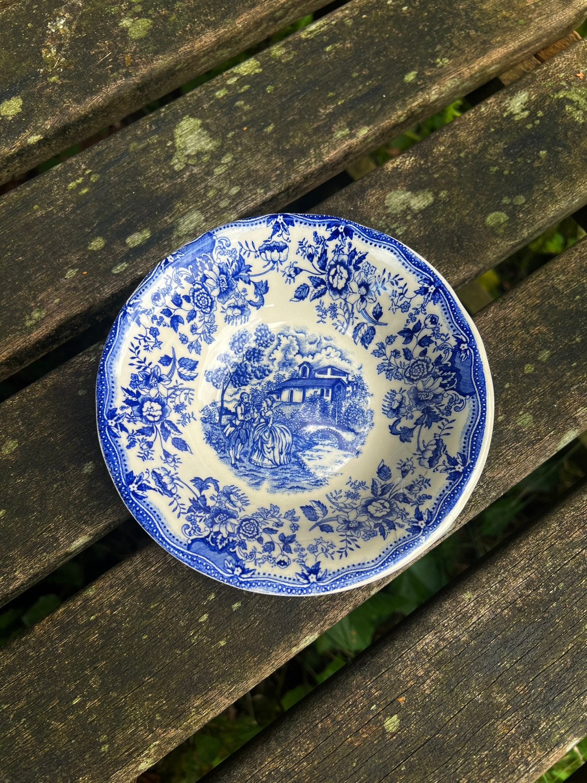 Ironstone Tableware Toile de Jouy keramieken bakje, Antiek en Kunst, Ophalen of Verzenden