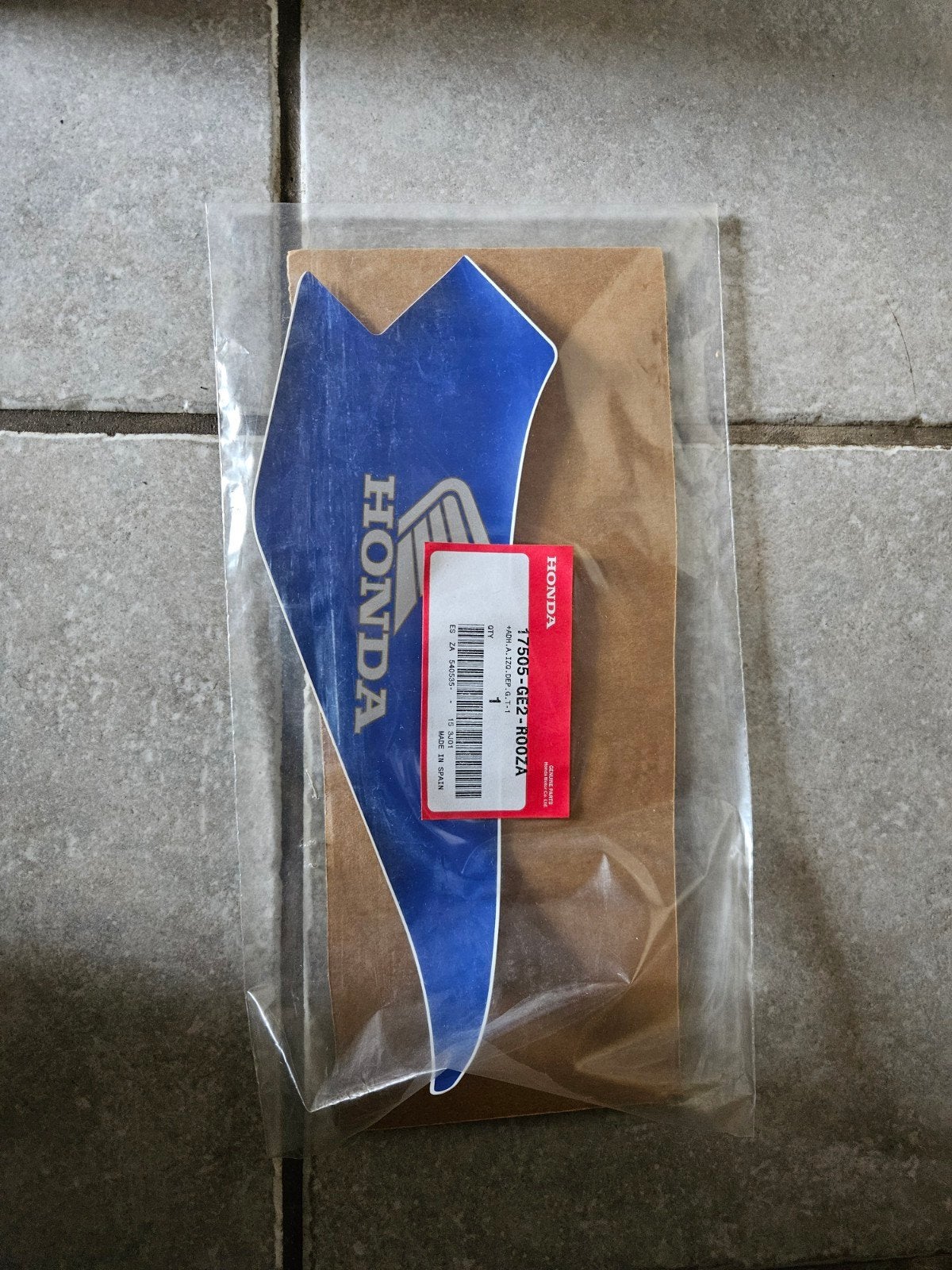 Honda nsr 50 sticker 17505-GE-R00ZA, Ophalen of Verzenden, Nieuw, Tank, Overige merken
