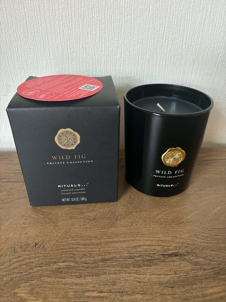 Rituals Wild Fig Kaars 360g, Zwart, Nieuw, Ophalen of Verzenden, Rituals