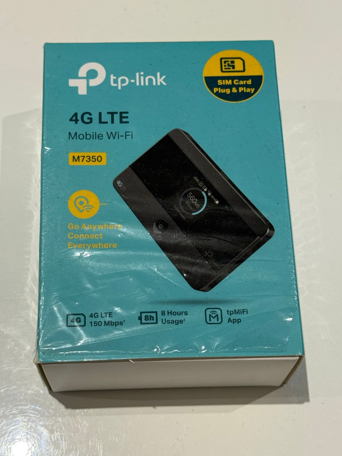 TP-Link M7350 4G LTE Mobiele Wi-Fi Router (MiFi), Ophalen of Verzenden, Zo goed als nieuw, Router