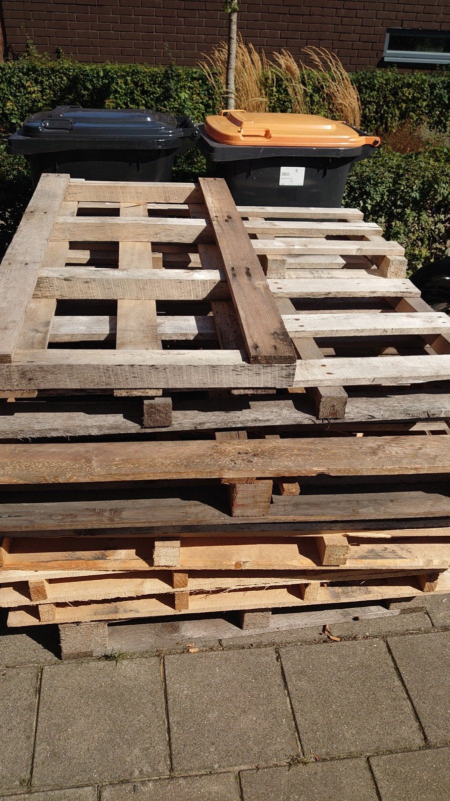pallets brandhout, Doe-het-zelf en Verbouw, Hout en Planken, Ophalen, Overige houtsoorten, Minder dan 200 cm, Pallet