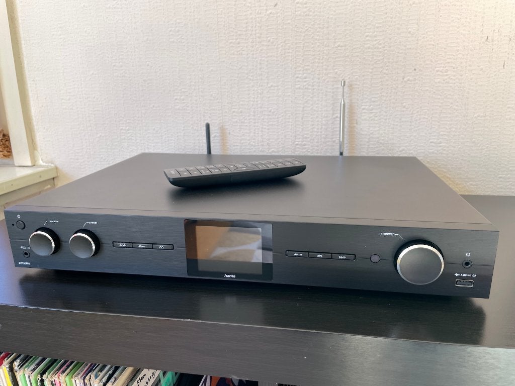 Hama DIT2006BT digitale Hifi Tuner WIFI, DAB+, FM, Bluetooth, Ophalen of Verzenden, Zo goed als nieuw