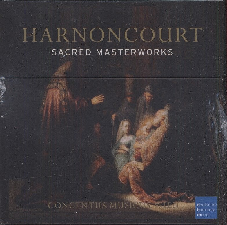 NIKOLAUS HARNONCOURT SACRED MASTERWORKS 9 CD BOX SET, Cd's en Dvd's, Boxset, Verzenden, Overige componisten, Overige typen