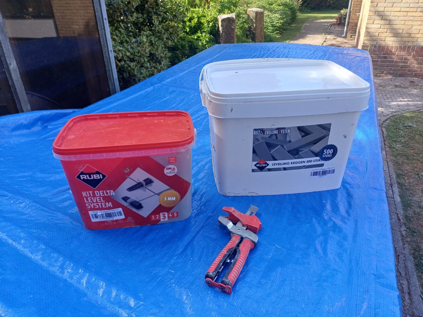 Rubi leveling systeem te koop., Ophalen, 60 cm of meer, 10 m² of meer, Vloertegels