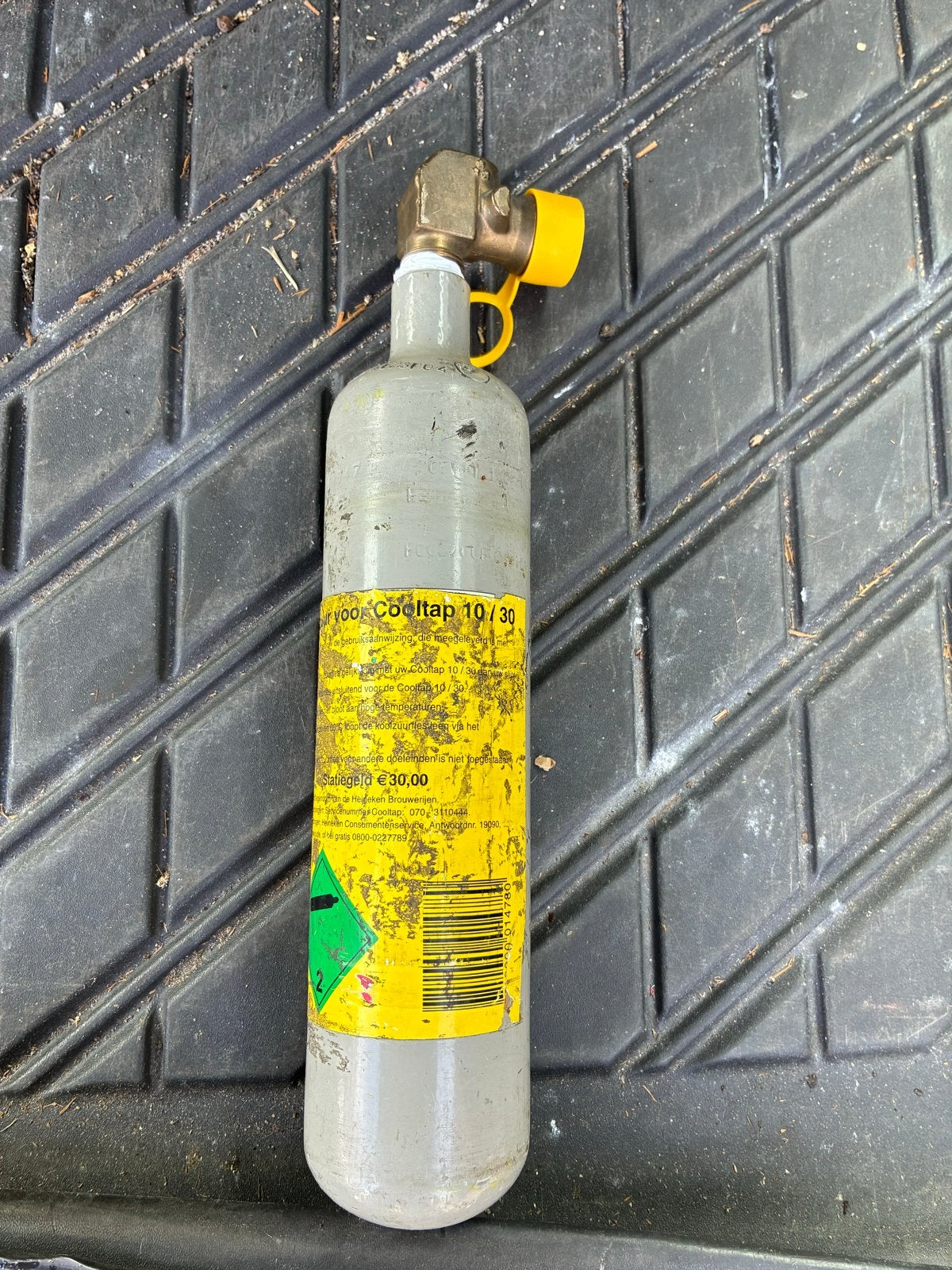 CO2 fles voor Cooltap 10/30 - Statiegeld €30, Ophalen of Verzenden, Gebruikt