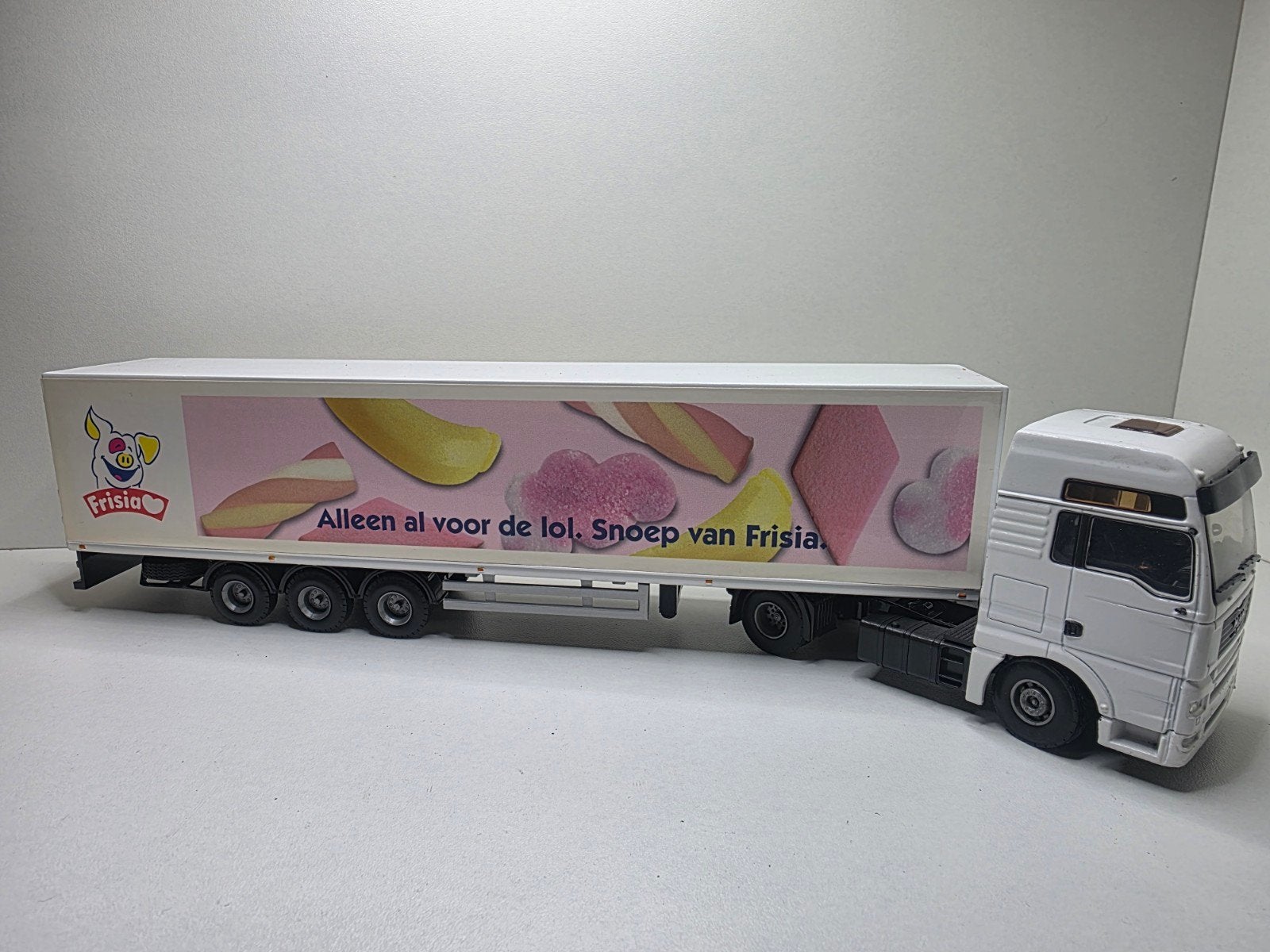man frisia, Hobby en Vrije tijd, Ophalen of Verzenden, Zo goed als nieuw, Bus of Vrachtwagen, Lion Toys