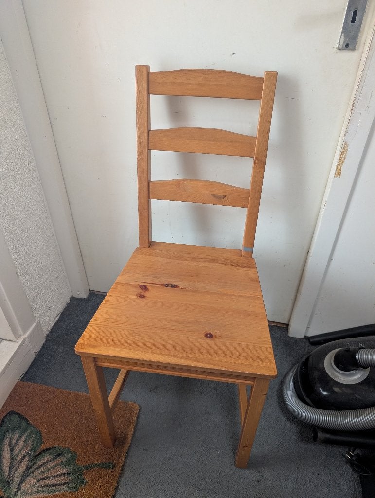 Jokkmokk Ikea stoelen (Set van 4), Ophalen, Gebruikt, Bruin, Vier
