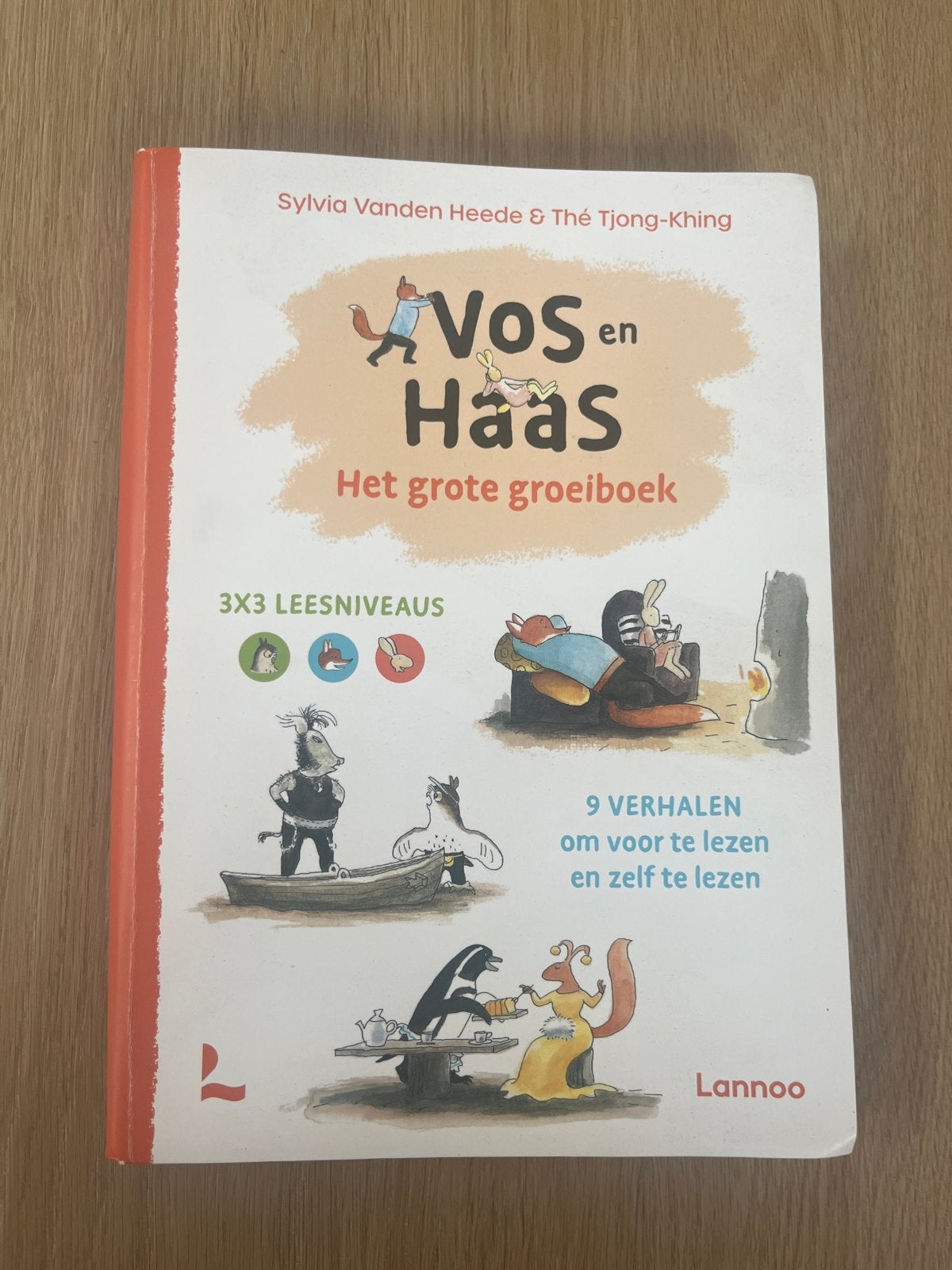 Vos en Haas: Het grote groeiboek - Sylvia Vanden Heede, Ophalen of Verzenden, Zo goed als nieuw, Fictie algemeen