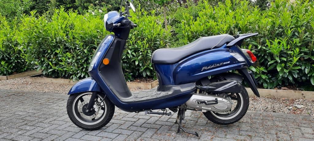 Mooi weer snorscooter Sym Fiddle 2, Ophalen, SYM, Zo goed als nieuw, Benzine