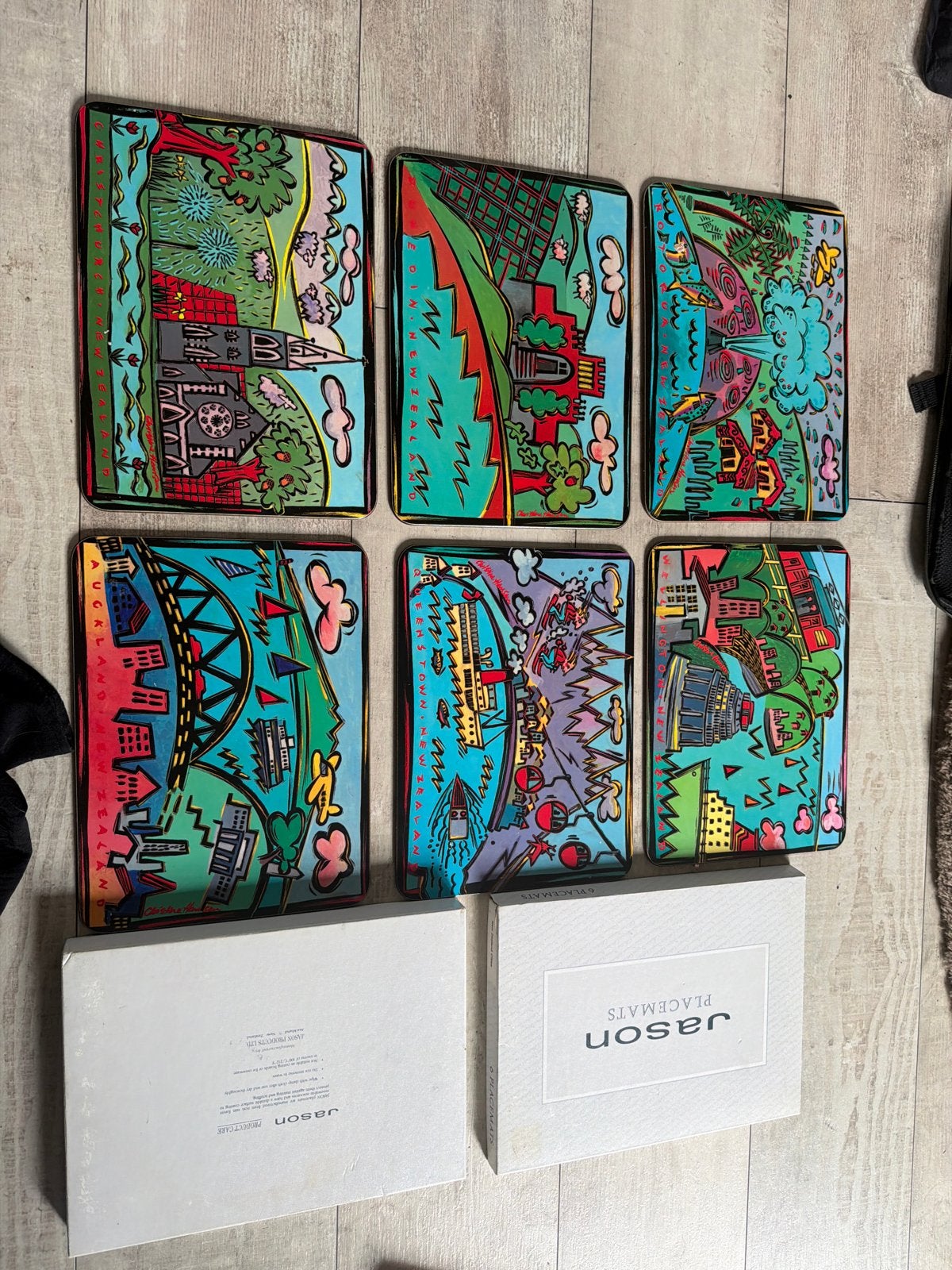 Vintage Jason Placemats New Zealand Collection Complete, Overige materialen, Overige merken, Overige typen, Ophalen of Verzenden