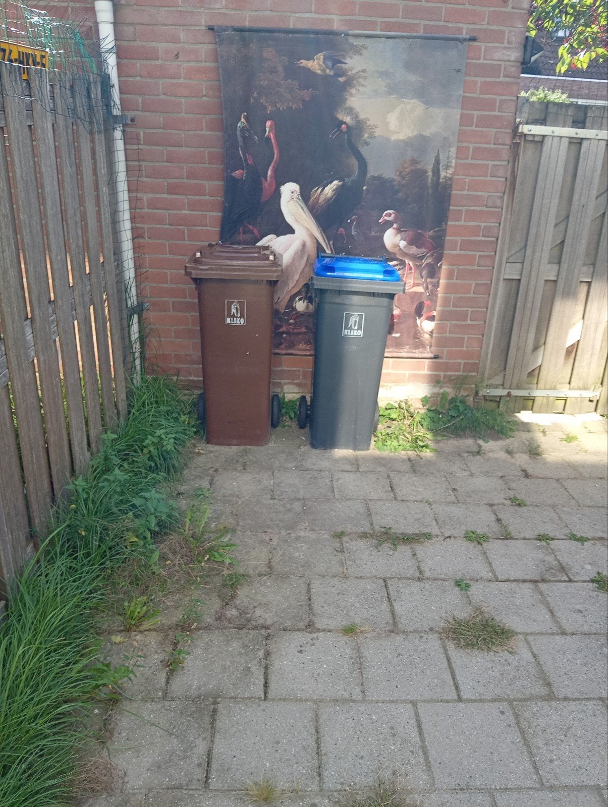 1 bruine kliko, Huis en Inrichting, 40 liter of meer, Ophalen, Gebruikt
