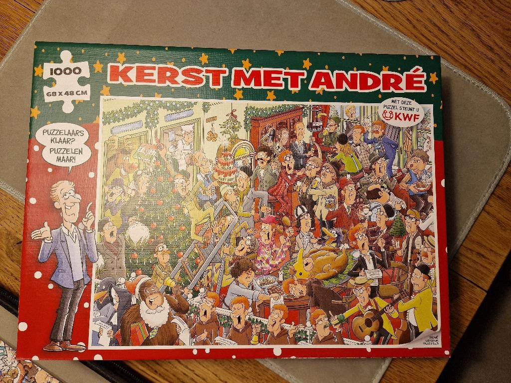 Kerst met André (van Duin) puzzel 1000 stukjes, Ophalen, 500 t/m 1500 stukjes, Zo goed als nieuw, Legpuzzel
