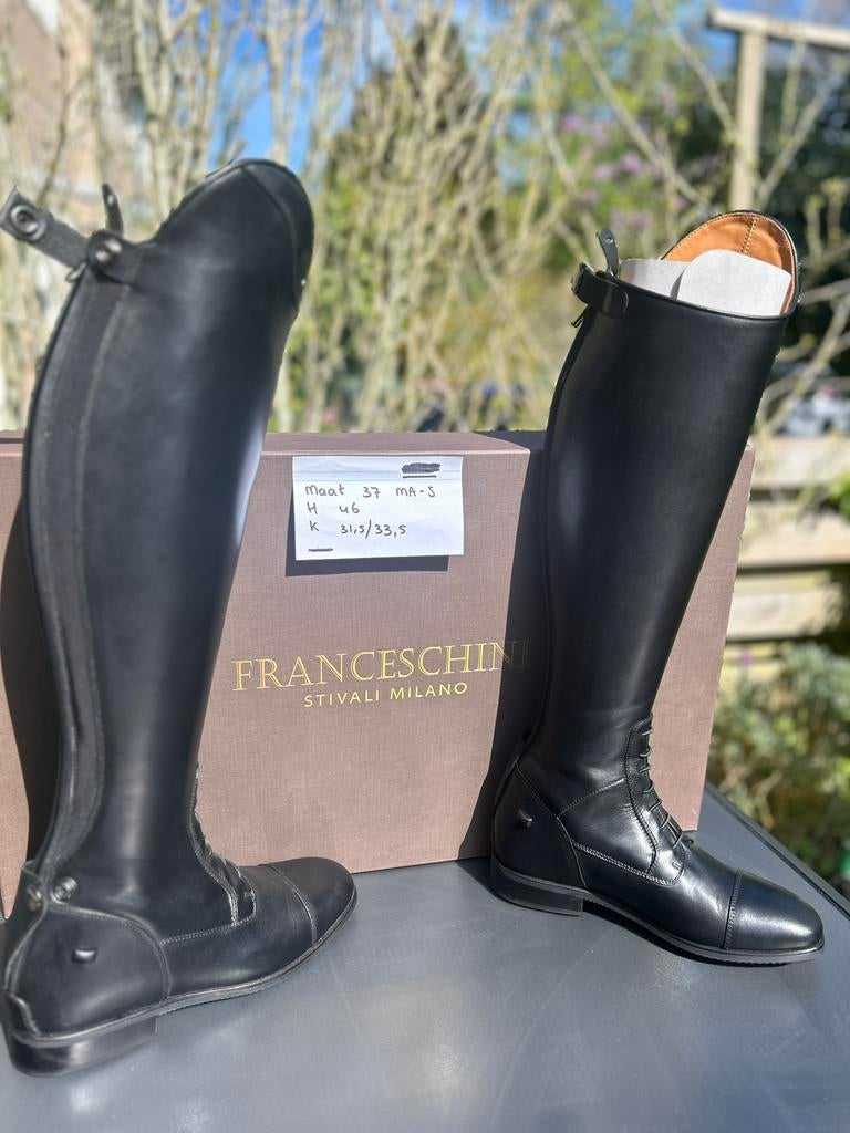 Nieuw, leren rijlaarzen maat 37, Dieren en Toebehoren, Paardrijkleding, Ophalen of Verzenden, Zo goed als nieuw, Dressuur, Schoeisel