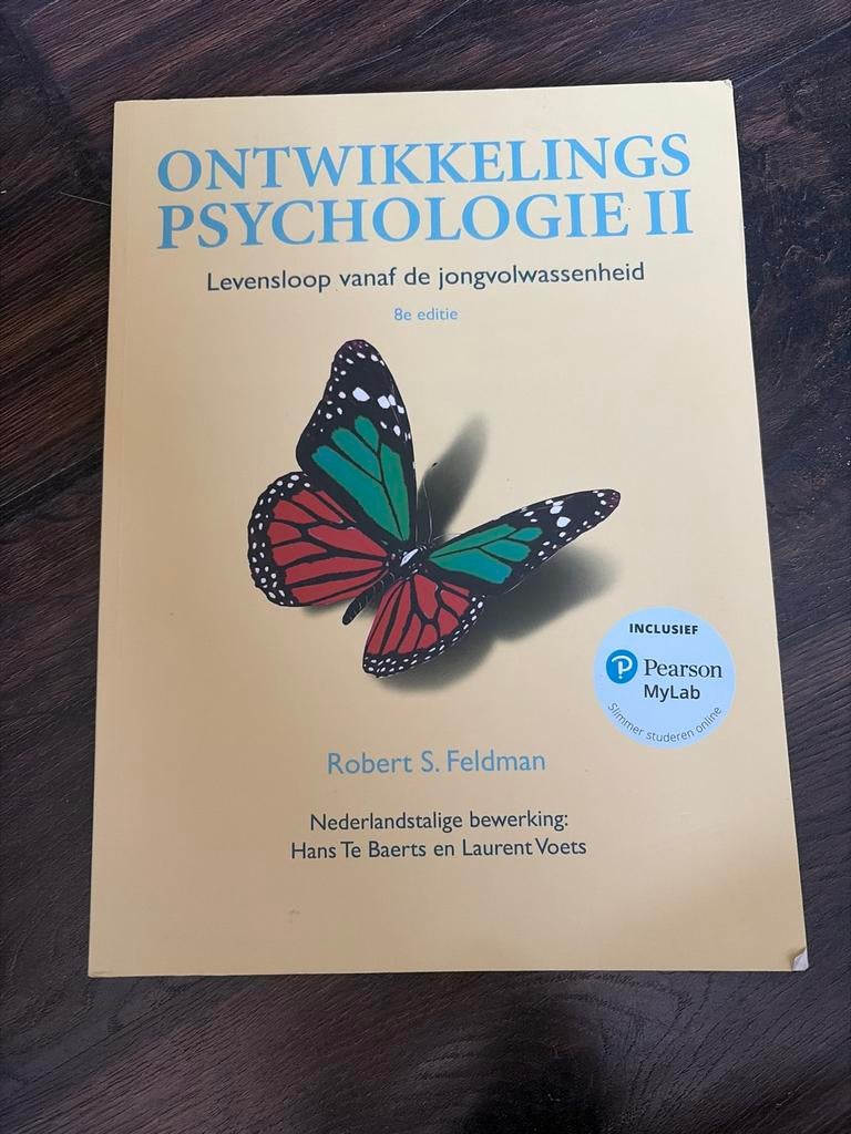 Ontwikkelingspsychologie II - Robert S. Feldman, Ophalen of Verzenden, Gamma, Zo goed als nieuw, HBO