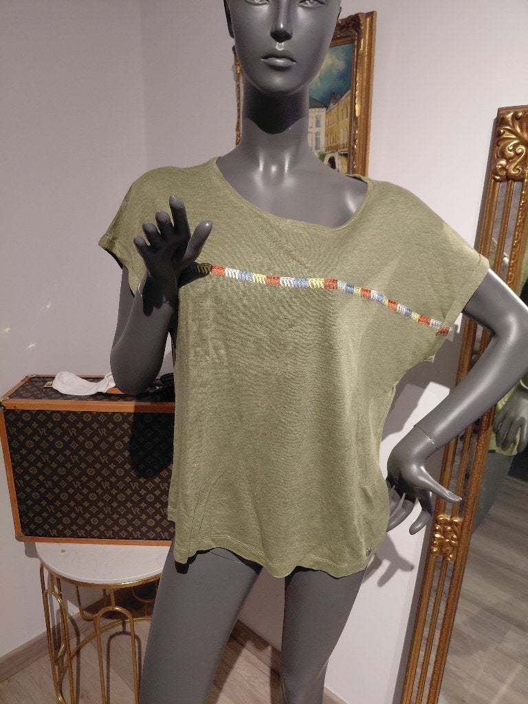 Xandres prachtige t-shirt large, Ophalen of Verzenden, Zo goed als nieuw, Maat 42/44 (L), Korte mouw