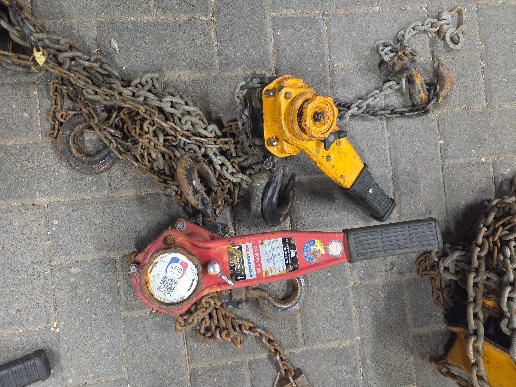 2 x 1.6 ton rateltakel, Doe-het-zelf en Verbouw, Ophalen, Gebruikt