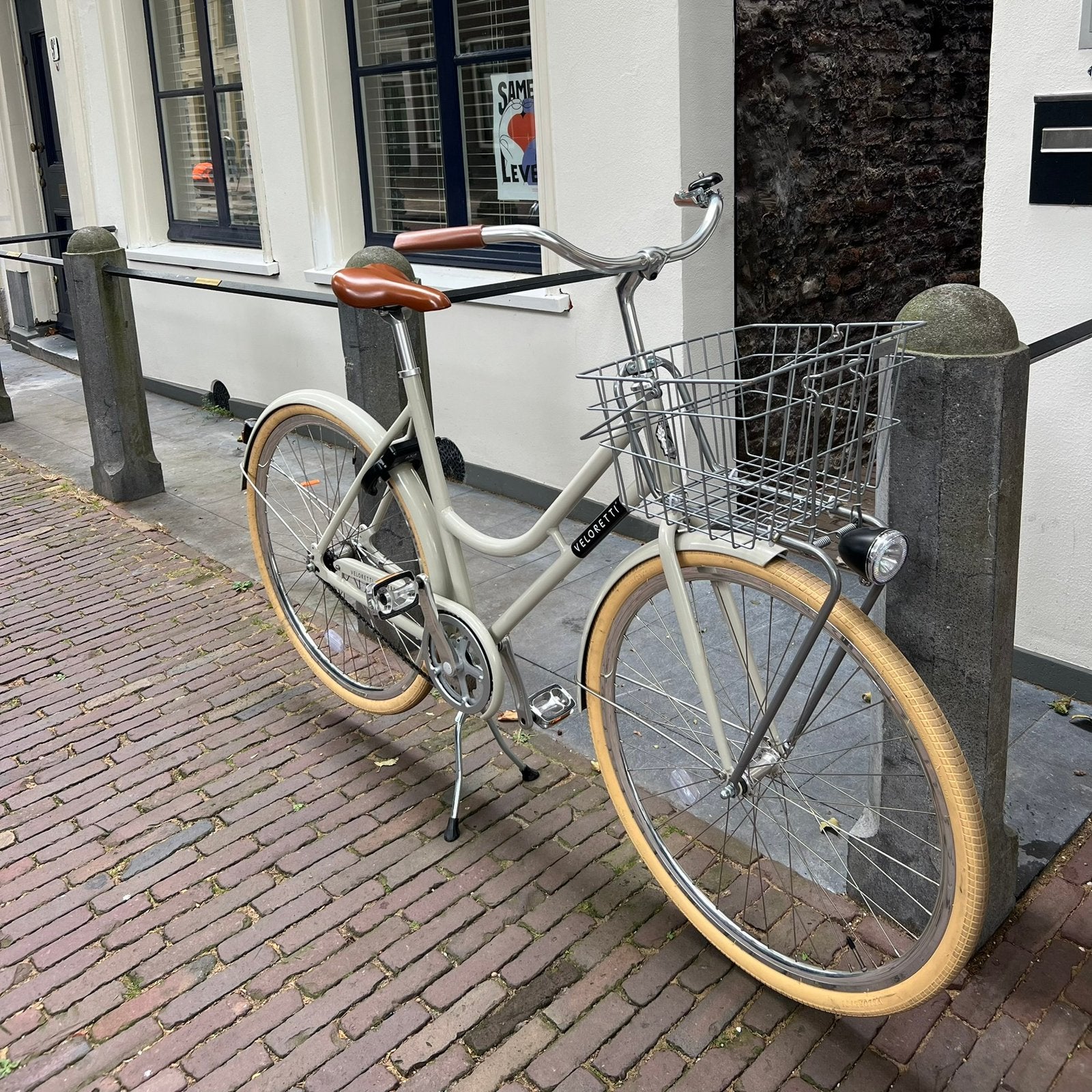 Veloretti fiets zgan, Ophalen, Terugtraprem, Aluminium, Zo goed als nieuw