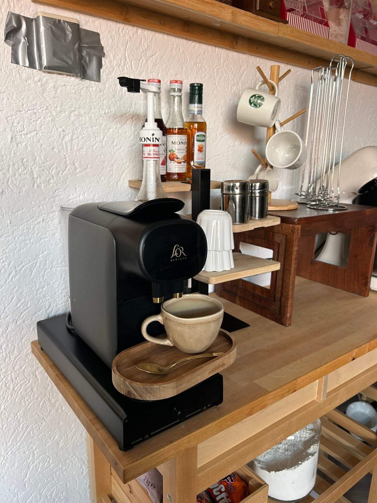Lor barista incl accessories, Ophalen, Zo goed als nieuw