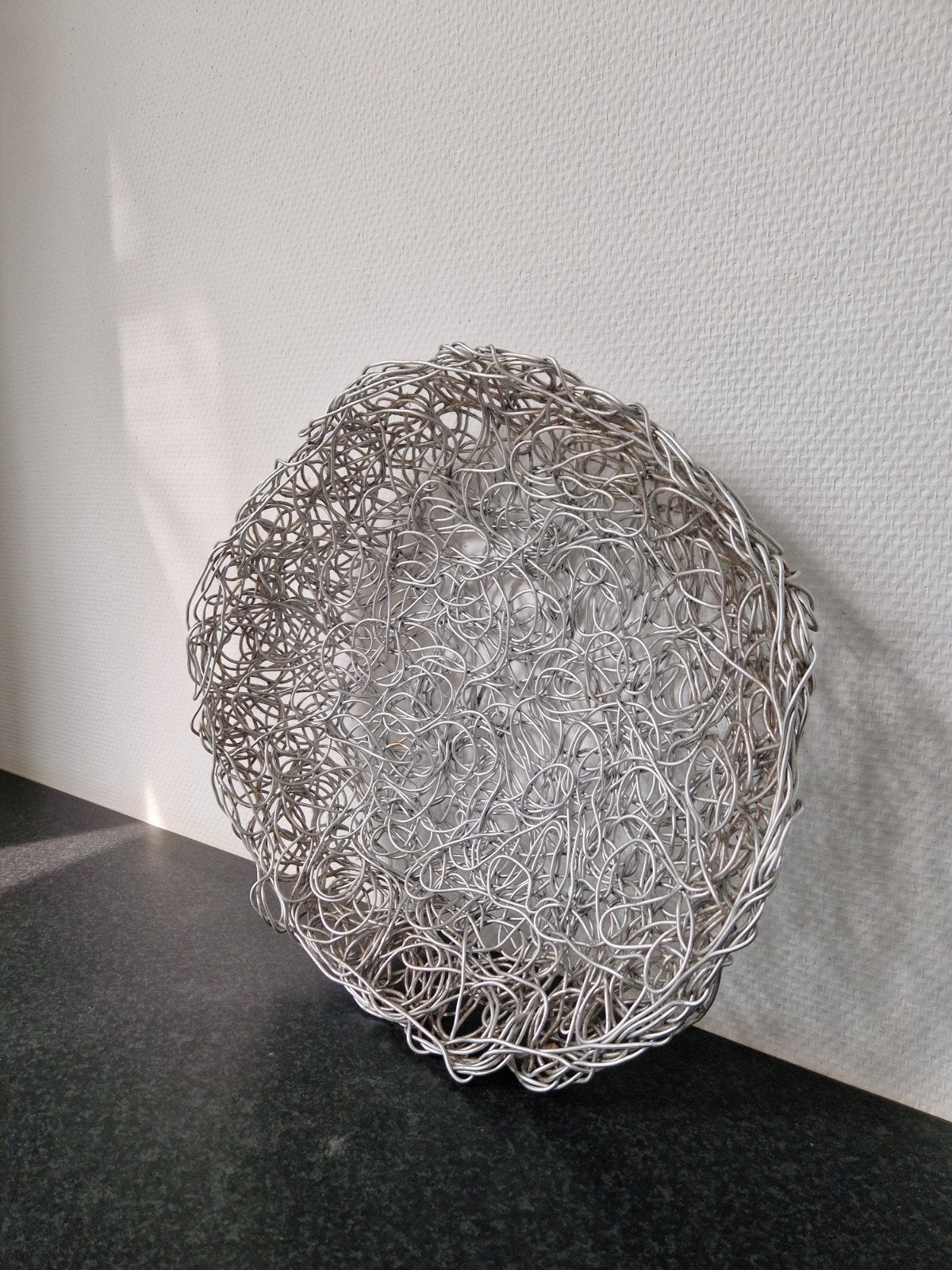 Vintage Alessi Nuvem XL wire schaal Fratelli Campana design, Ophalen of Verzenden, Zo goed als nieuw, Metaal