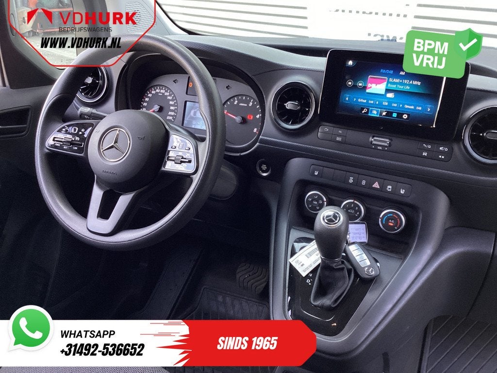 Mercedes-Benz Citan 110 CDI Aut. Stoelverw/ Carplay/ Cruise/, Auto's, Stof, Gebruikt, 4 cilinders, 1618 kg