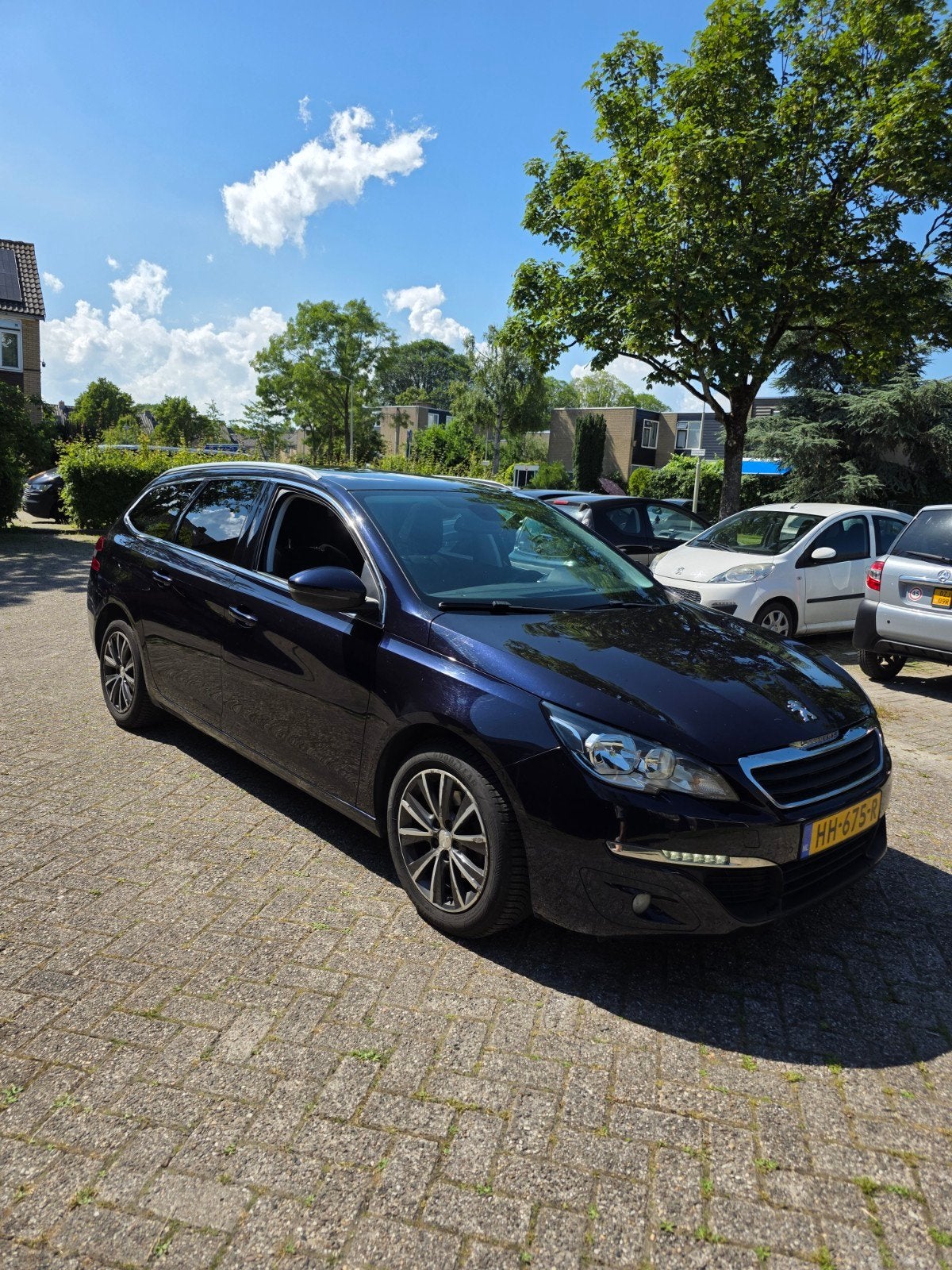 206000, Peugeot 308 sw blue 1.6 E-hdi 88 KW SW 2015 Blauw, Voorwielaandrijving, Stof, 680 kg, 4 cilinders