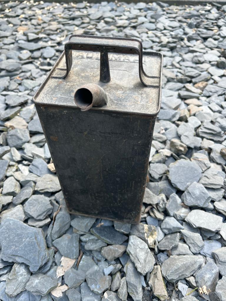 Vintage, benzineblik, oliekannetje, Ophalen of Verzenden