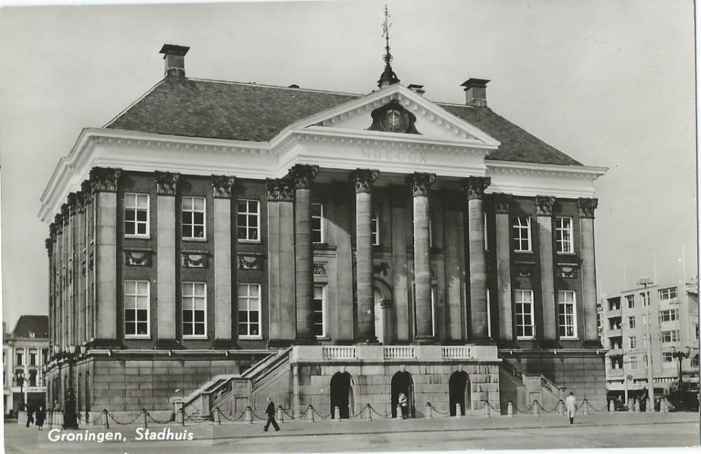 Ansichtkaart GRONINGEN   Stadhuis, Verzenden, 1960 tot 1980, Ongelopen, Groningen