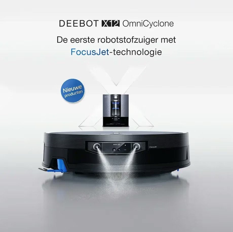 Ecovacs – Deebot X12 OmniCyclone, Nieuw, Ophalen of Verzenden, Ecovacs, Robotstofzuiger