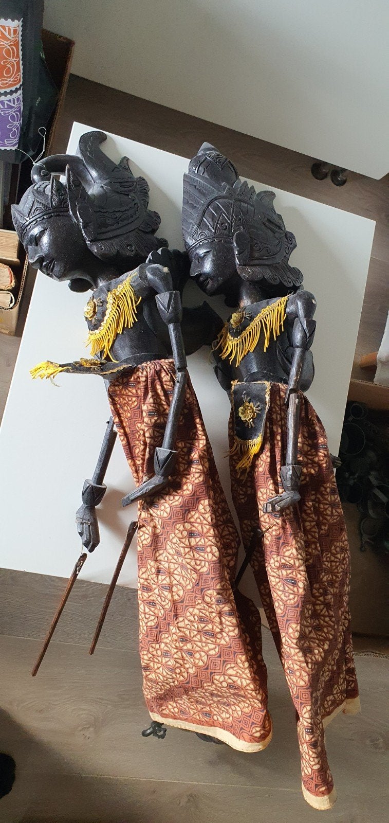 Traditionele Indonesische Wayang Golek Marionet, Antiek en Kunst, Ophalen of Verzenden