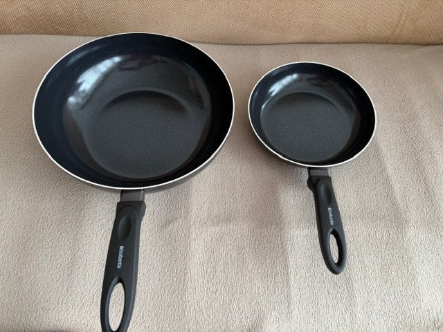 Pannenset wok/ koekenpan, Ophalen, Nieuw, Rvs, Pannenset