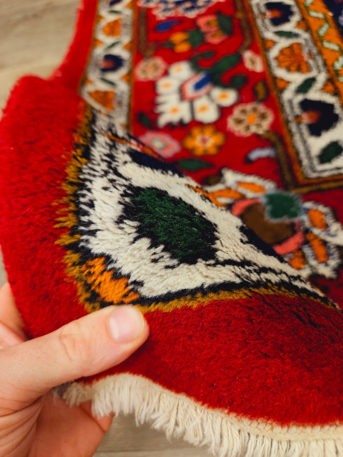 Perzisch Handgeknoopt Tapijt. Prachtige kleuren en patronen, Huis en Inrichting, Stoffering | Tapijten en Kleden, Perzisch, 200 cm of meer