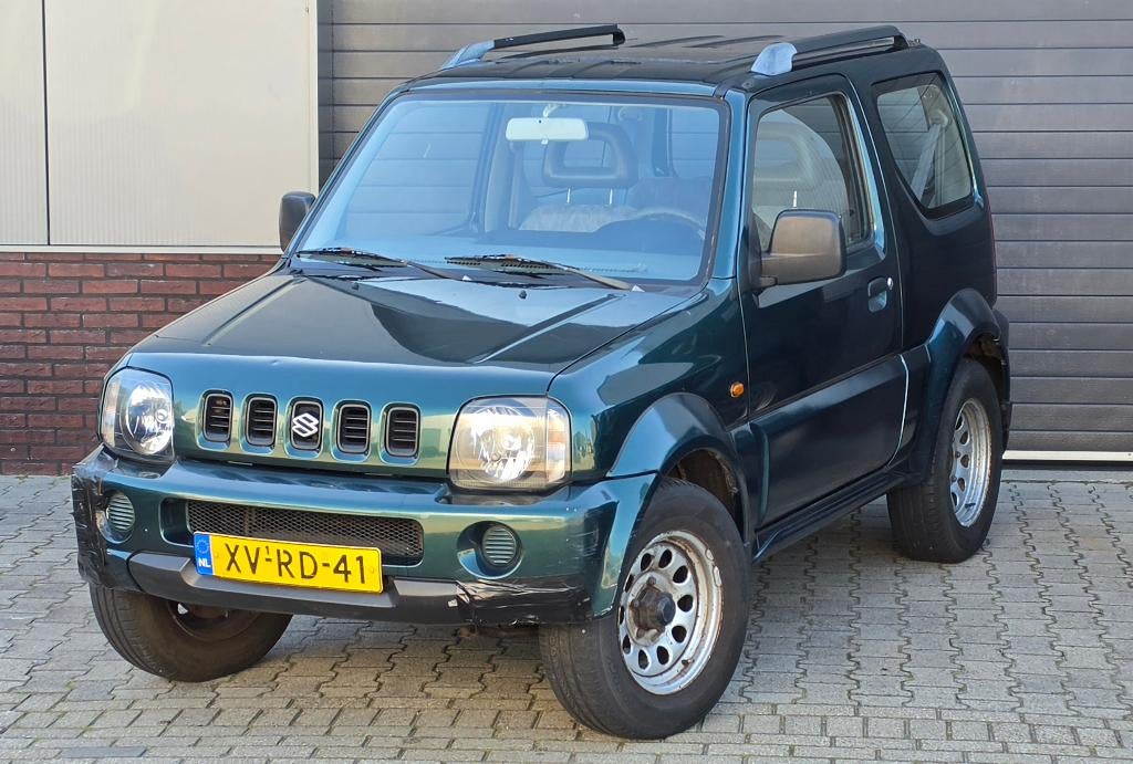 Suzuki Jimny 1.3 JX 4WD 4x4 1999 Km stand met NAP, Euro 2, Stof, 40 €/maand, 4 cilinders