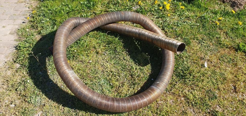 D=100mm L=350cm  RVS roest vast stalen flexibele buis, Ophalen, Rvs, Minder dan 2 meter, 80 mm of meer