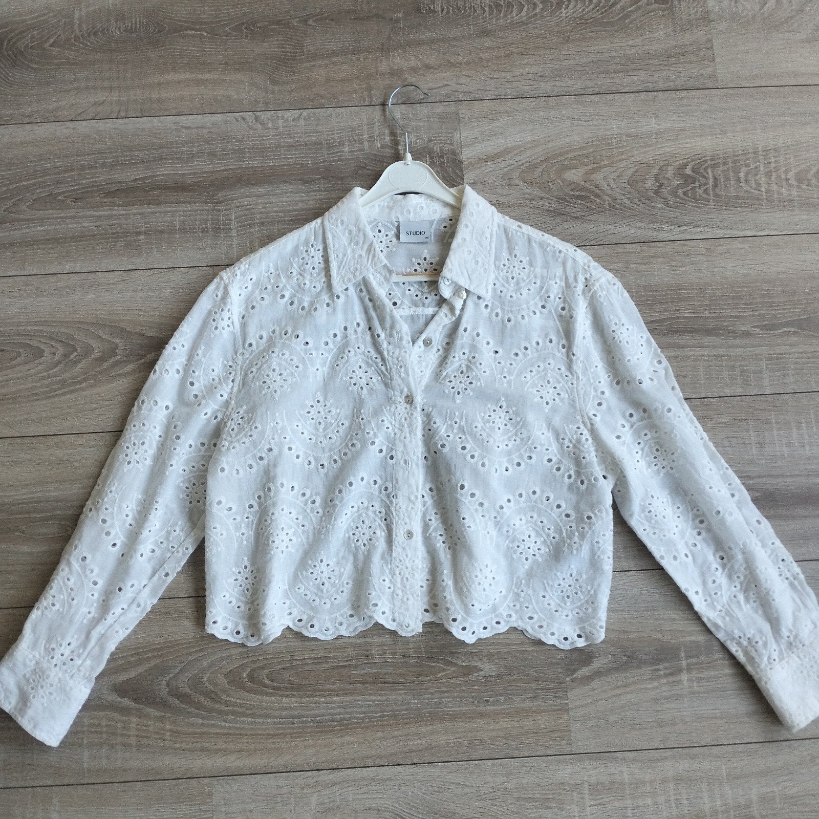 STUDIO witte blouse mt XS broderie nieuw zomer dames blouse, Kleding | Dames, Ophalen of Verzenden