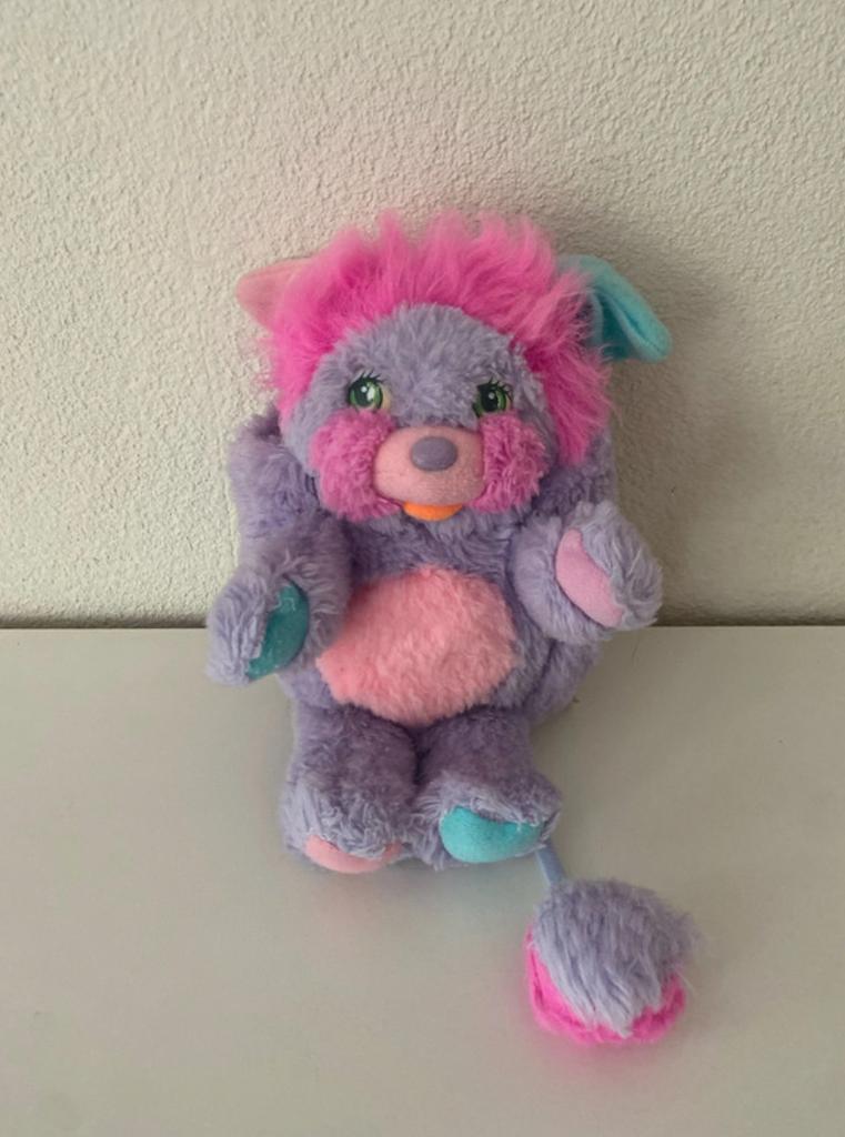 Vintage 80s Mattel Popples “Pretty Bit” knuffel (1986), Ophalen of Verzenden, Gebruikt
