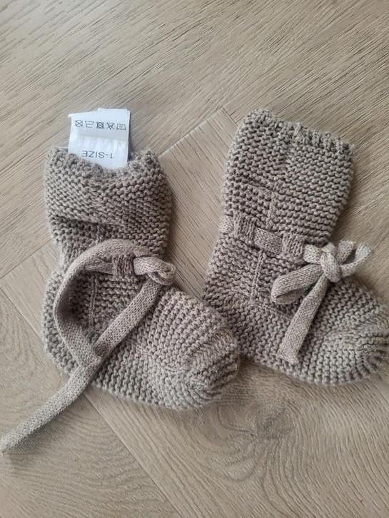 Nieuwe Noppies gebreide babyslofjes, maat 1-size, Kinderen en Baby's, Slofjes, Jongetje of Meisje, Nieuw, Ophalen of Verzenden